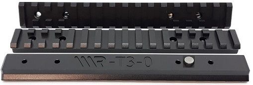 Waters Rifleman Tikka T3 T3x CTR TAC-A1 Picatinny Sight Mount Rail with steel recoil pin 165mm long 0 MOA rock solid and zero movement