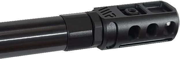 Rimfire Muzzle Brake with bush for various size muzzle threads